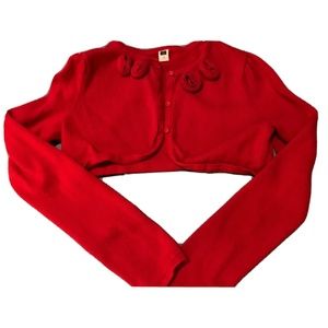 JANIE AND JACK Girls Bolero Sweater  sz 12 youth